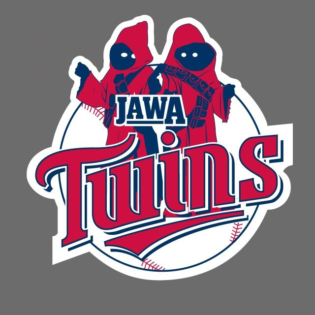 Minnesota Twins Star Wars Logo DIY iron on transfer (heat transfer)